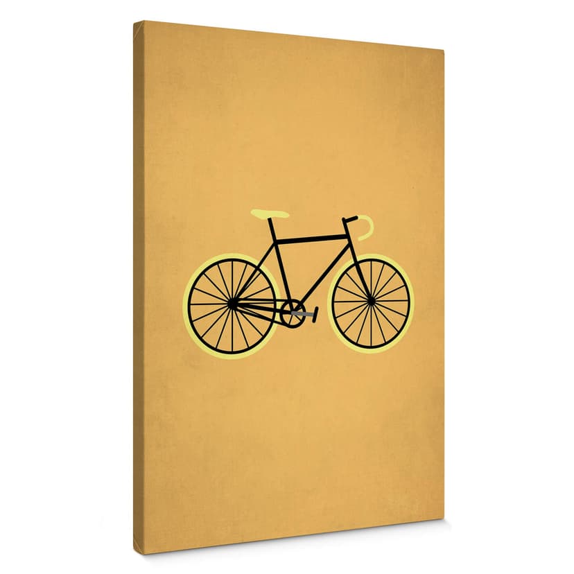 Stampa su tela Kubistika - Bicicletta