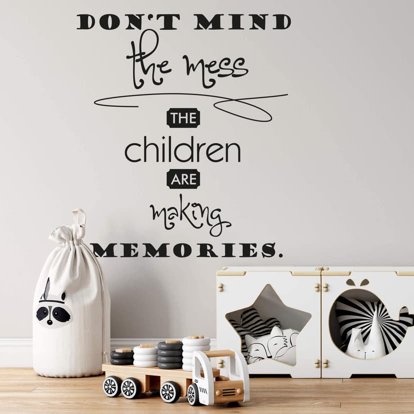 Adesivo murale - Don't mind the mess...