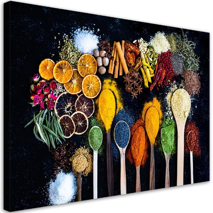 Stampe su tela, Erbe e spezie per la cucina