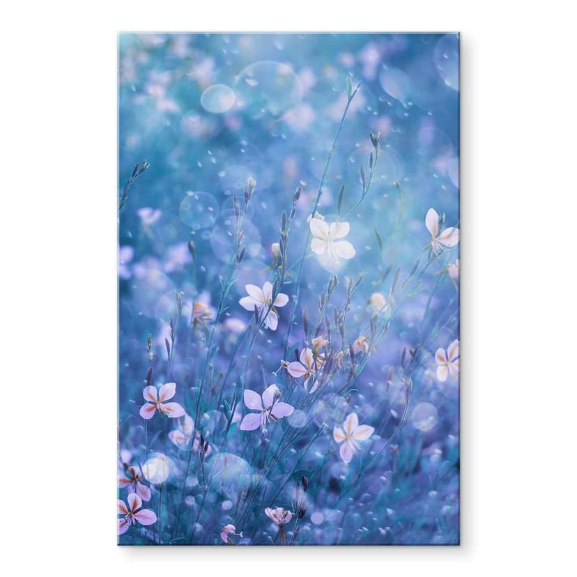 Stampa su vetro acrilico Devos - Magia di fiori