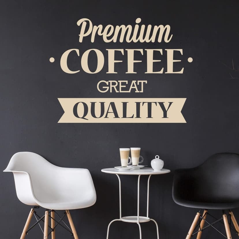 Adesivo murale - Premium Coffee