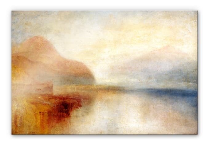 Stampa su vetro acrilico Turner - Monte Rosa