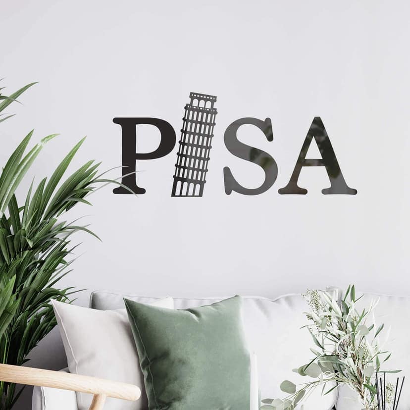 Lettere in acrilico –  Pisa