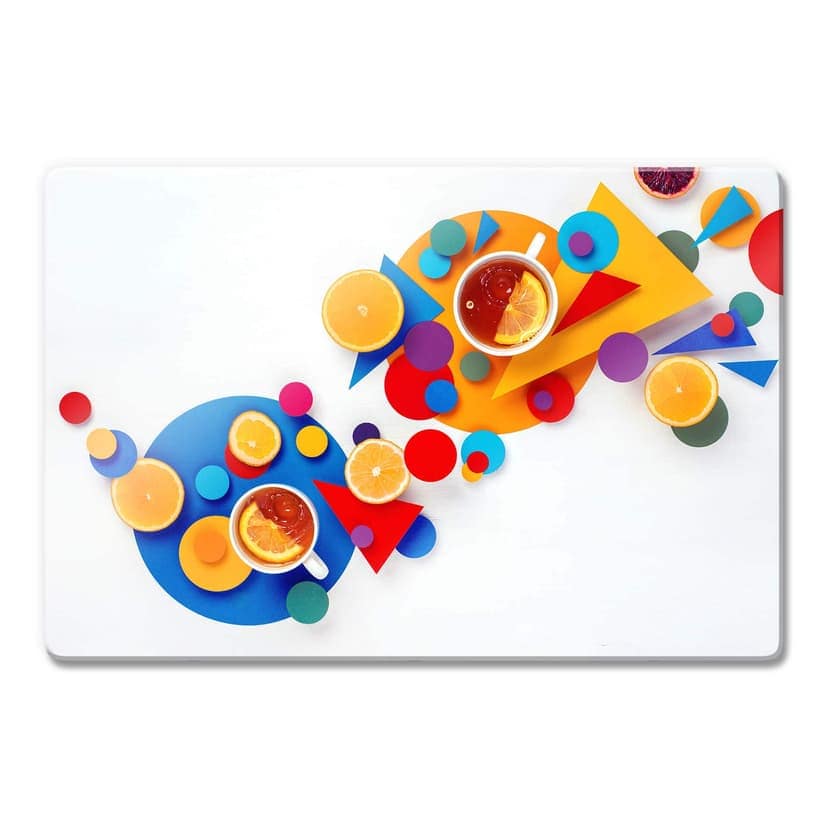 Glasbild Belenko - Suprematic Tea Party