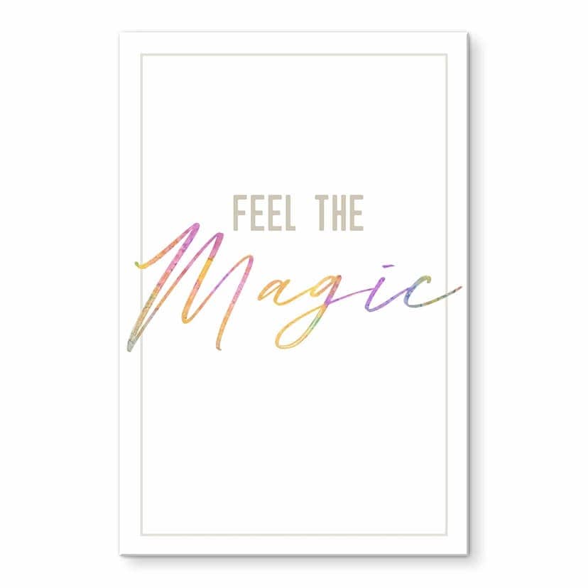 Stampa su vetro acrilico Feel the magic