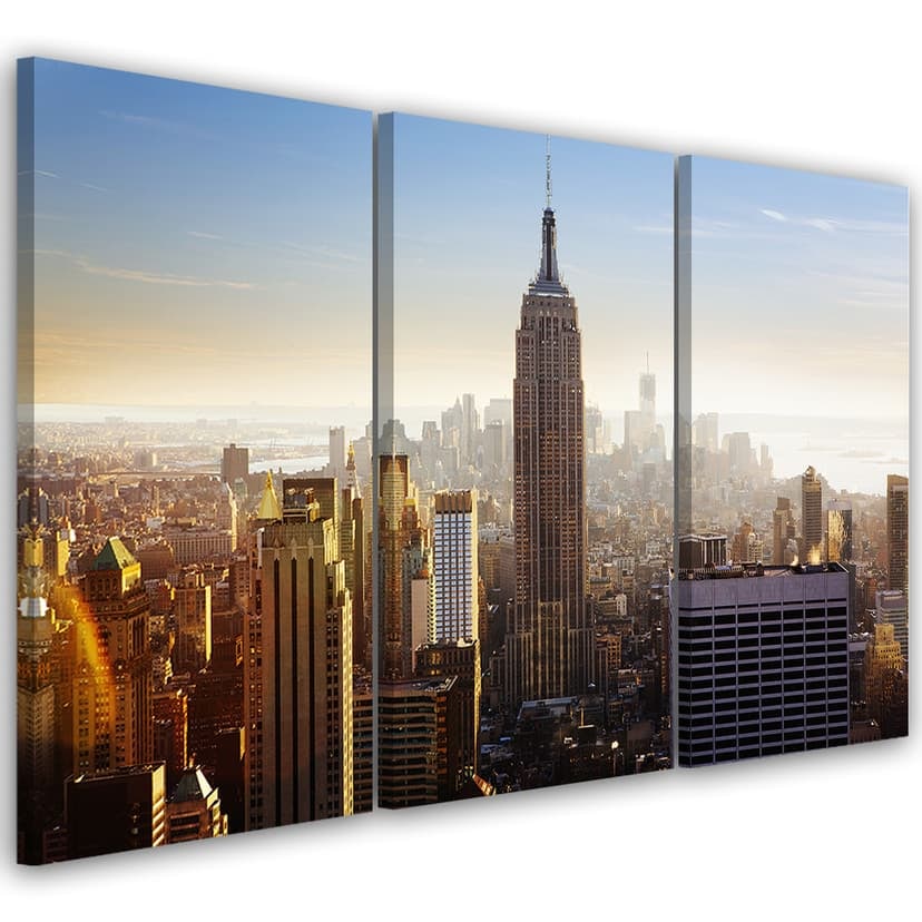 Stampa su tela 3 pezzi, New York City