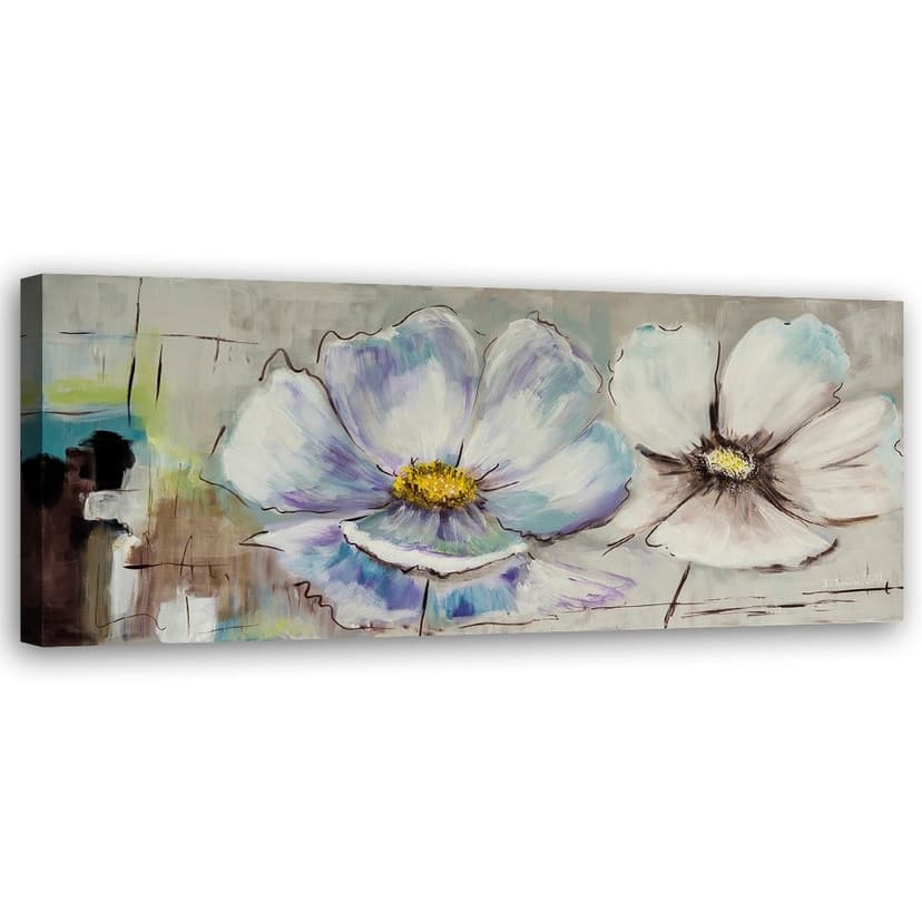 Stampe su tela, Fiori ad acquerello