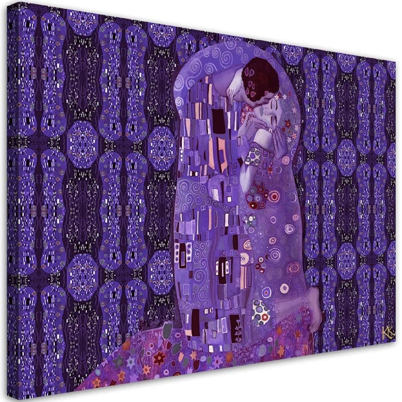 Stampe su tela, Gustav Klimt Appagamento di una donna