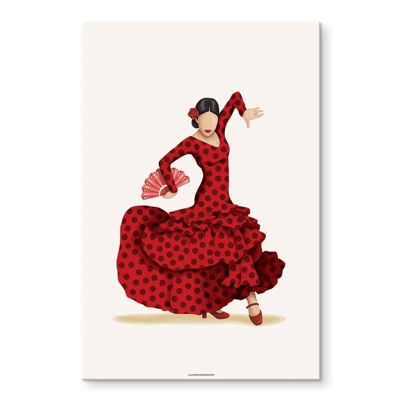Stampa su vetro acrilico Tohmé - Flamenco