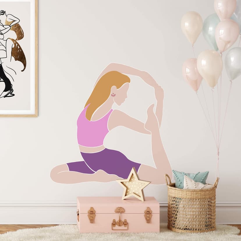 Adesivo murale Yoga - Colomba reale