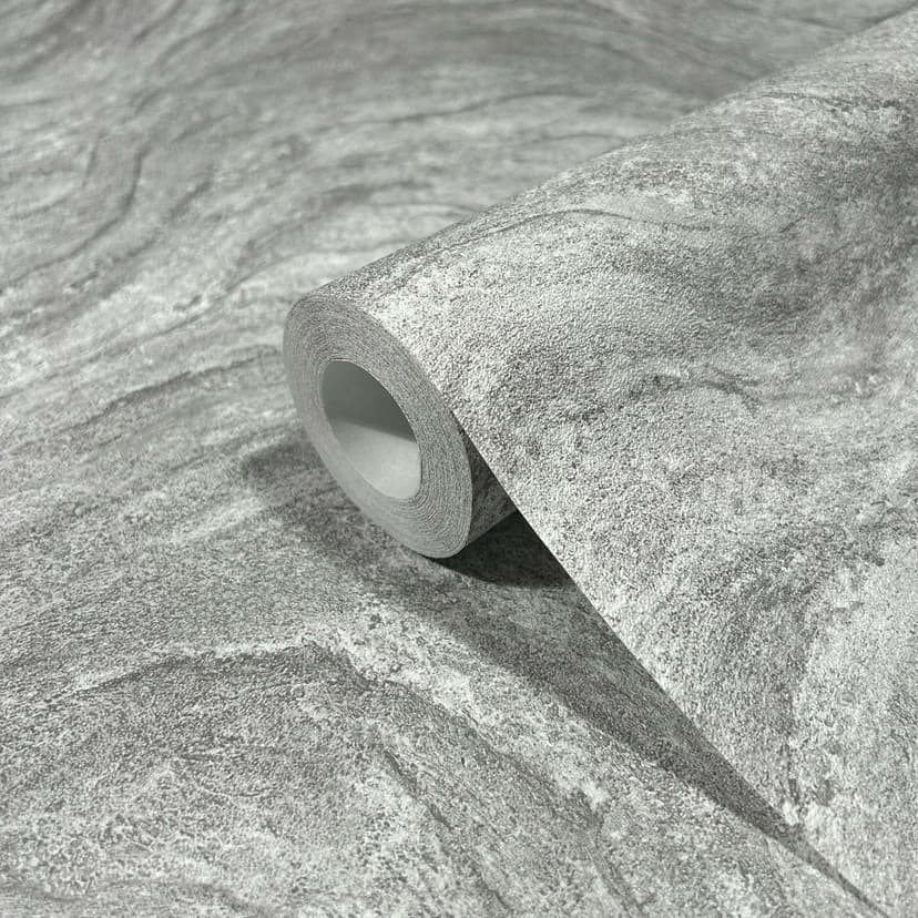 carta da parati in tessuto non tessuto con effetto pietra in marmo grigio, look marmo beige