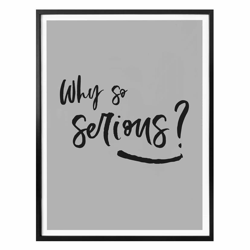Poster - Why so serious?