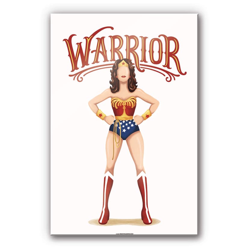 Stampa su vetro acrilico Tohmé - Wonderwoman