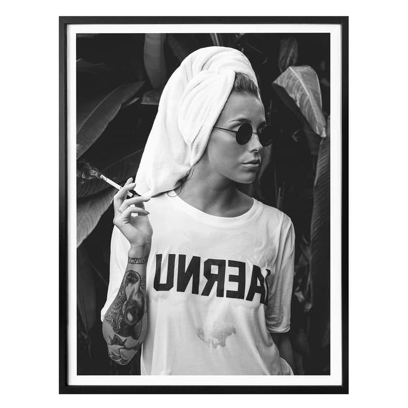 Poster - Unreal - bianco e nero