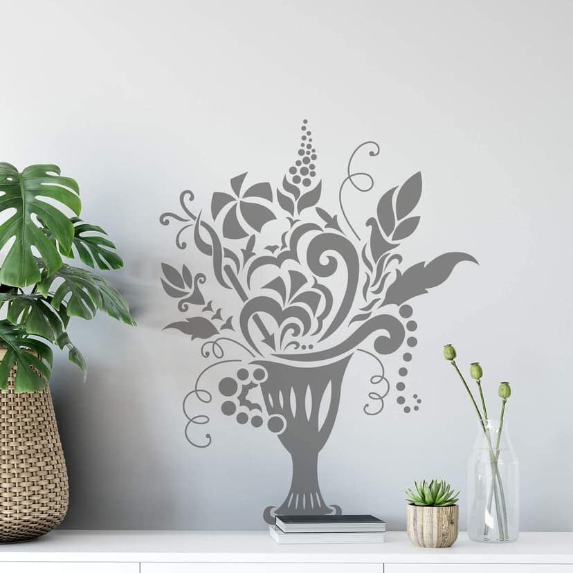 Adesivo murale - Bouquet a tinta unita