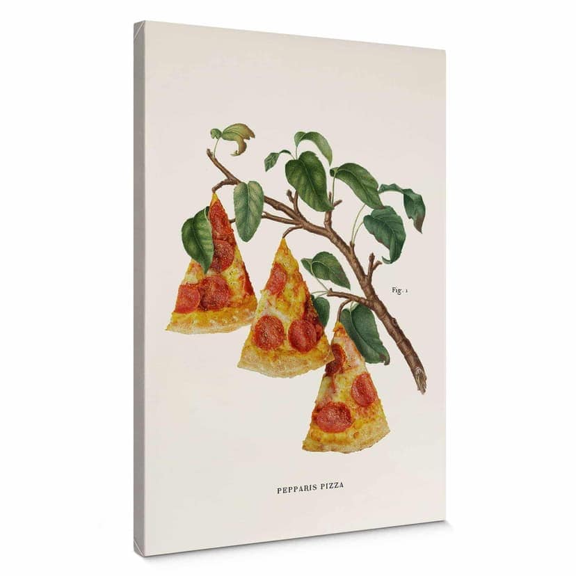 Stampa su tela Loose - Pizza tree