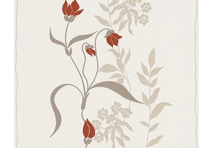 Livingwalls - carta da parati in TNT Avenzio 7 colore beige, marrone, rosso