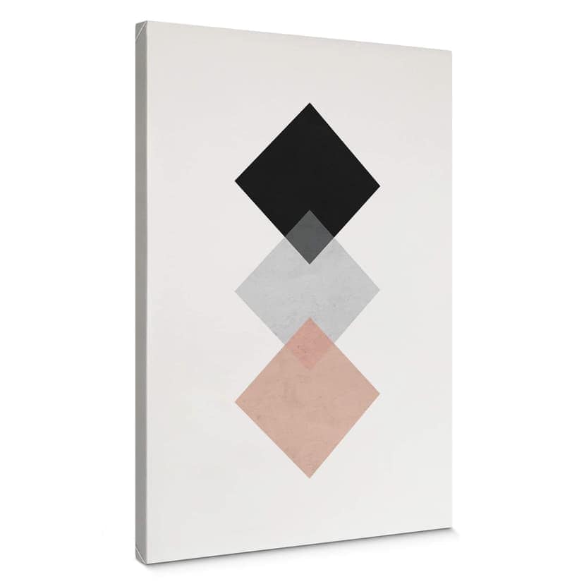 Stampa su tela Nouveauprints - Squares Pink