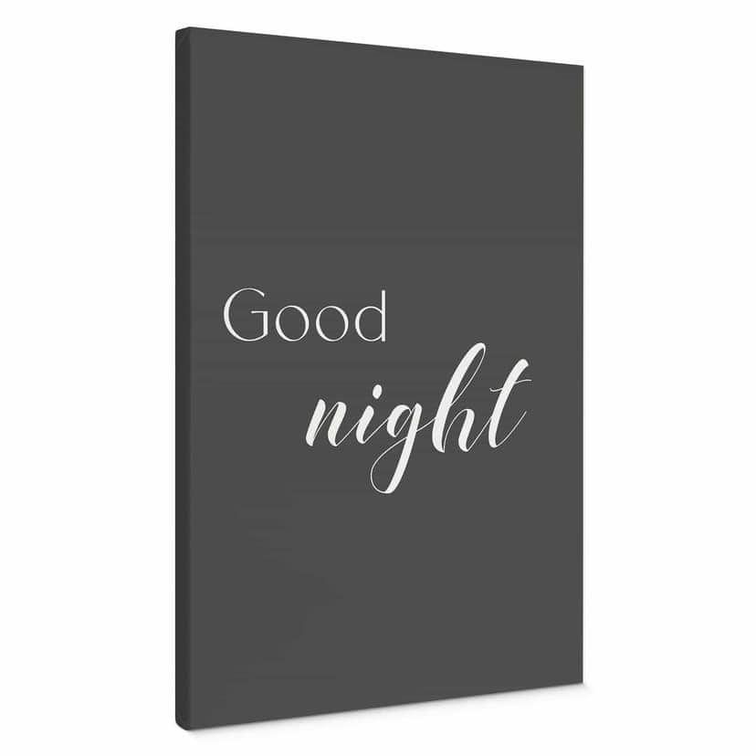 Stampa su tela Good night