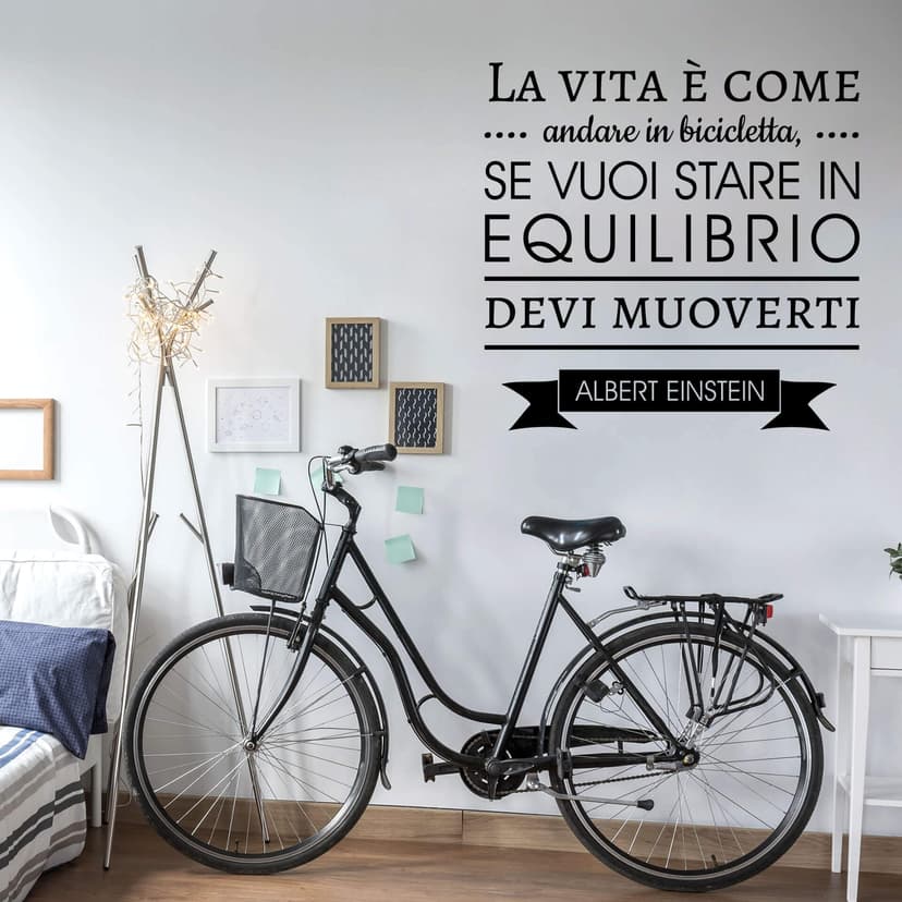 Adesivo murale La vita è come...