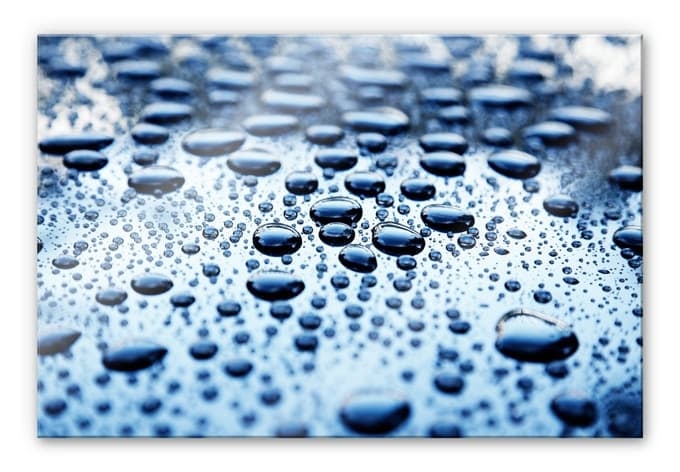 Stampa su vetro acrilico Gocce d'acqua