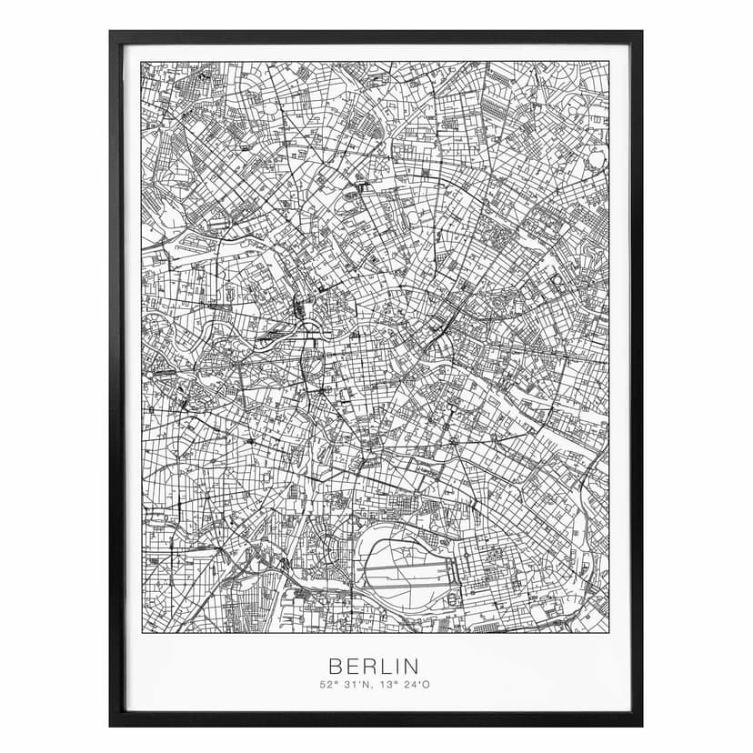 Poster - Mappa di Berlino
