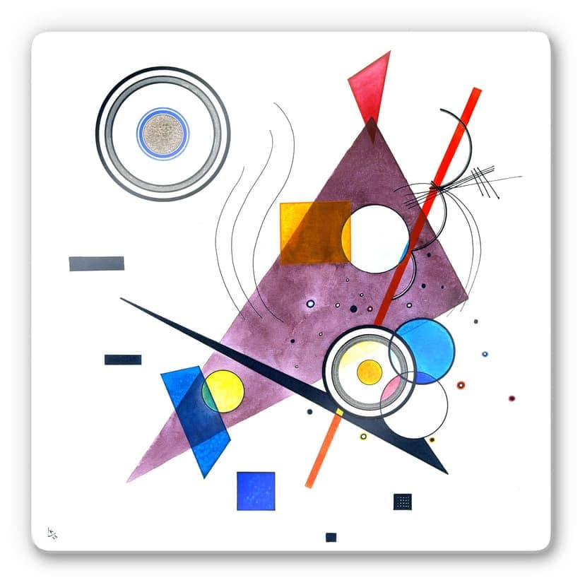 Stampa su vetro Kandinsky - Composizione II