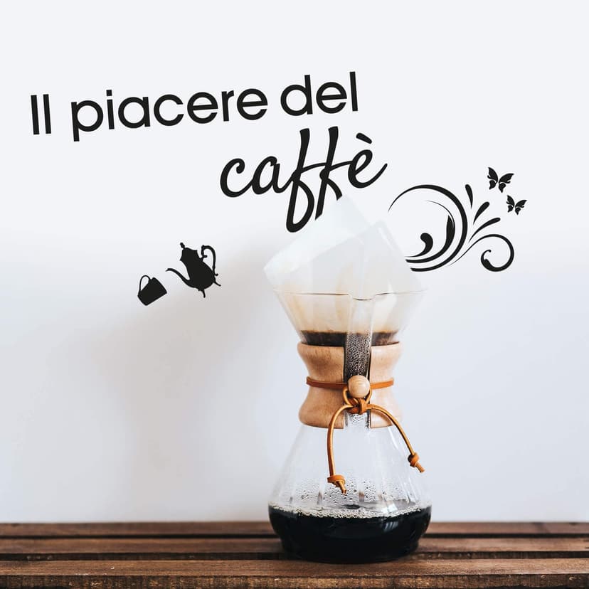 Adesivo murale – Il piacere del caffé