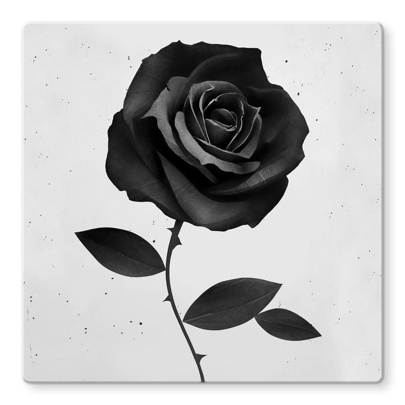 Stampa su vetro Ireland - Fabric Rose