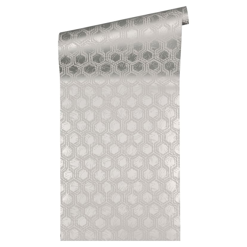 Carta da parati Alpha - Geometrie metallic