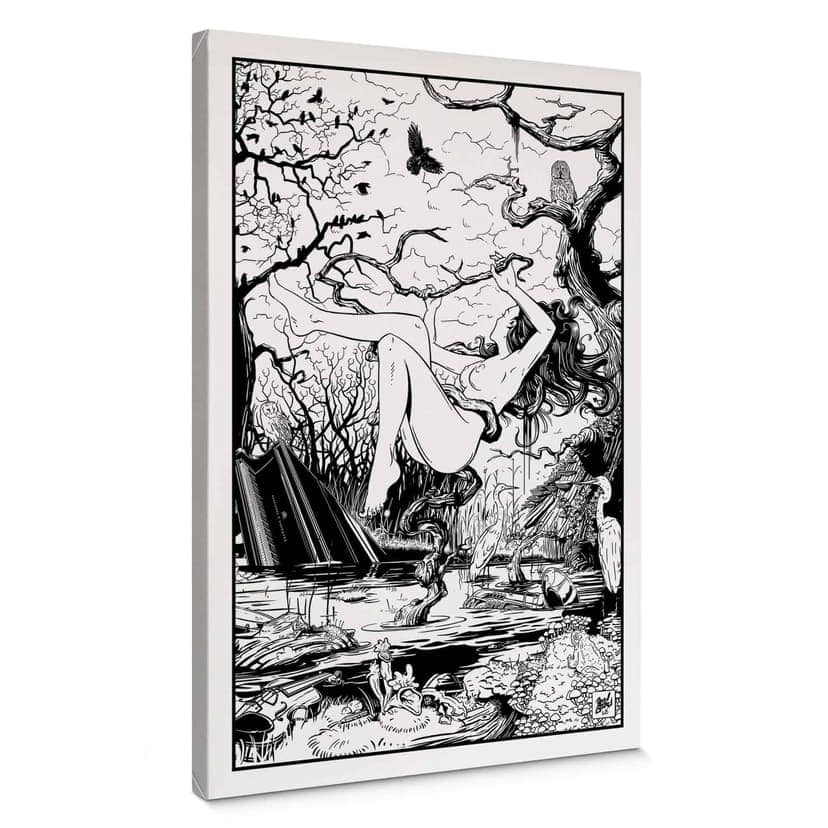 Stampa su tela Drawstore - Swampland