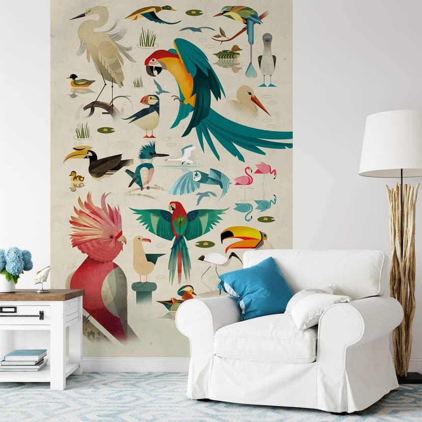 Fotomurale Braun - Birds