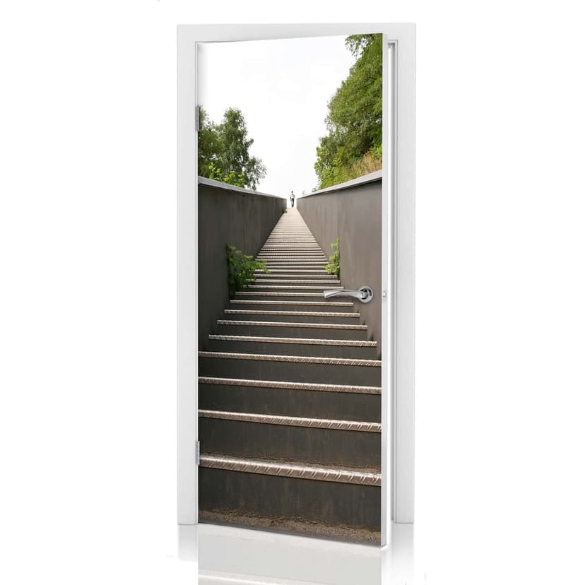 Türdesign Treppe zum Himmel