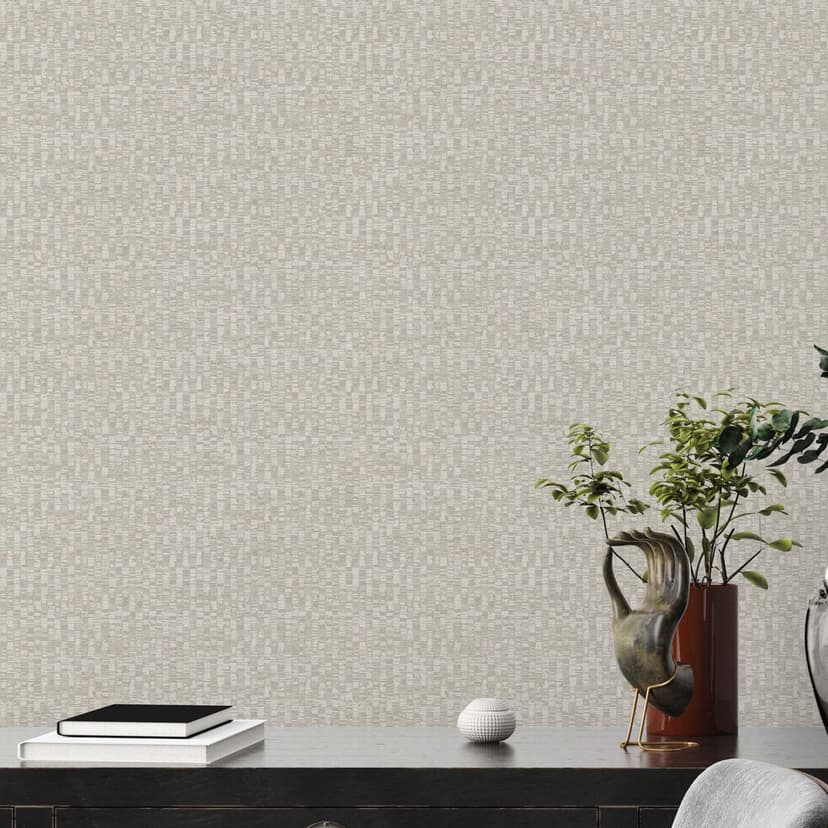 Carta da parati design moderno grigio bianco - Carta da parati in tessuto non tessuto per soggiorno, camera da letto