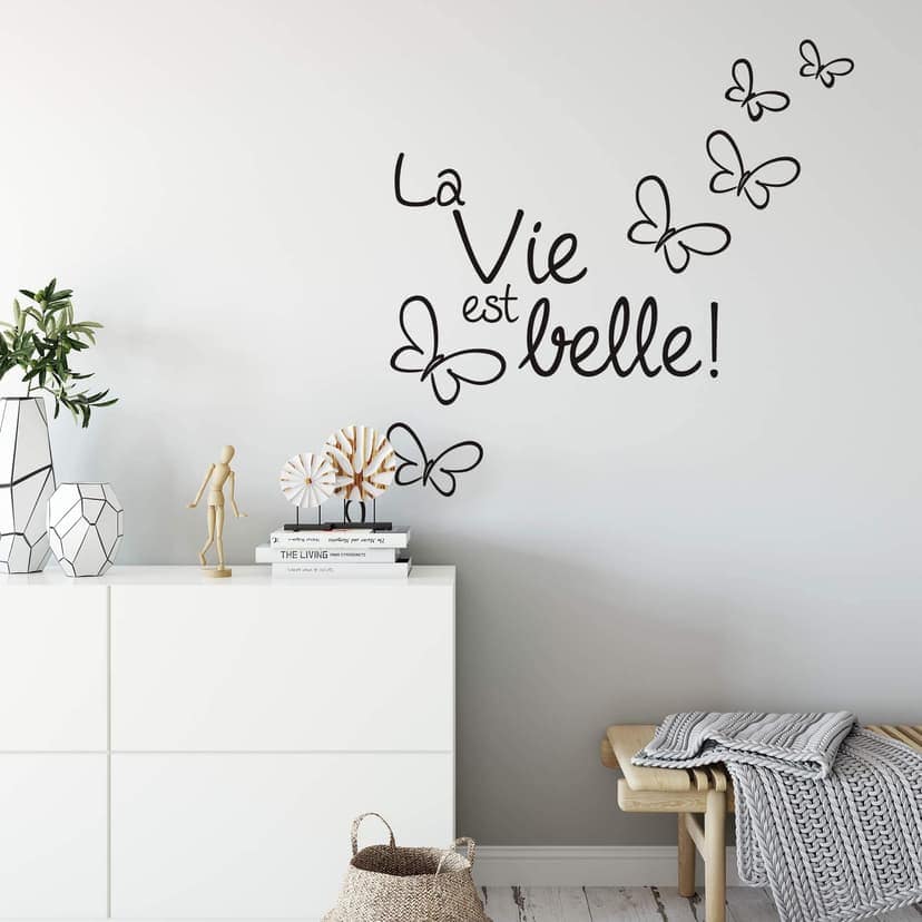 Adesivo murale - La vie est belle!