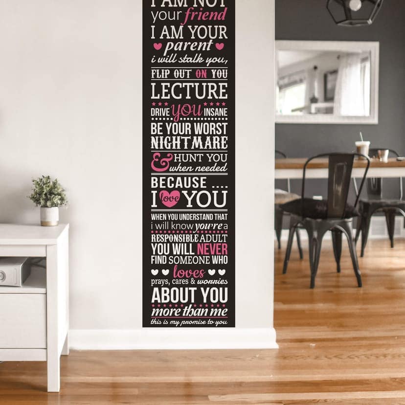 Adesivo murale - I am not your friend - I am your parent... 2