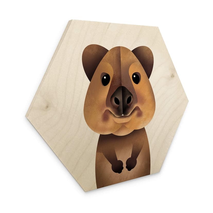 Esagono in legno Braun - Quokka