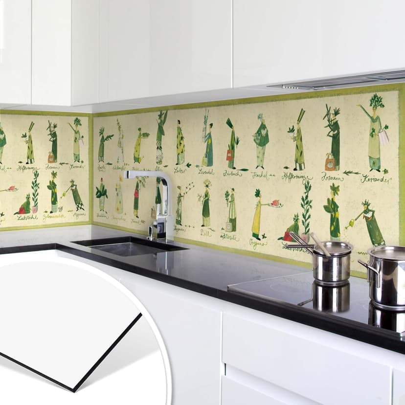 Rivestimento cucina Leffler - Erbe aromatiche