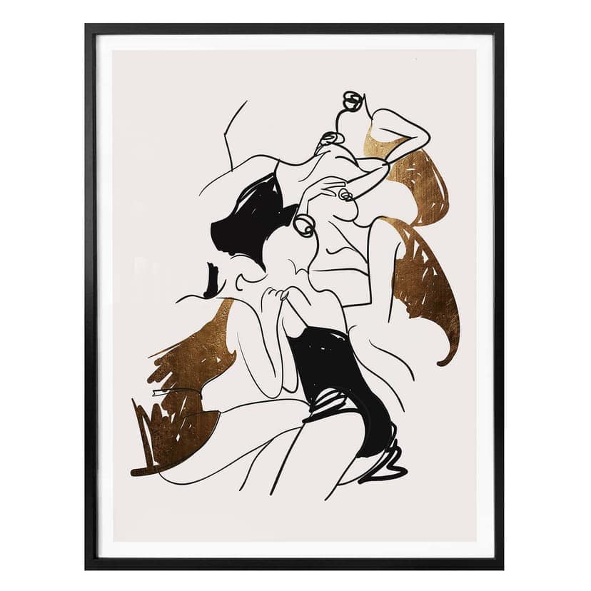 Poster Kubistika - Ballerine