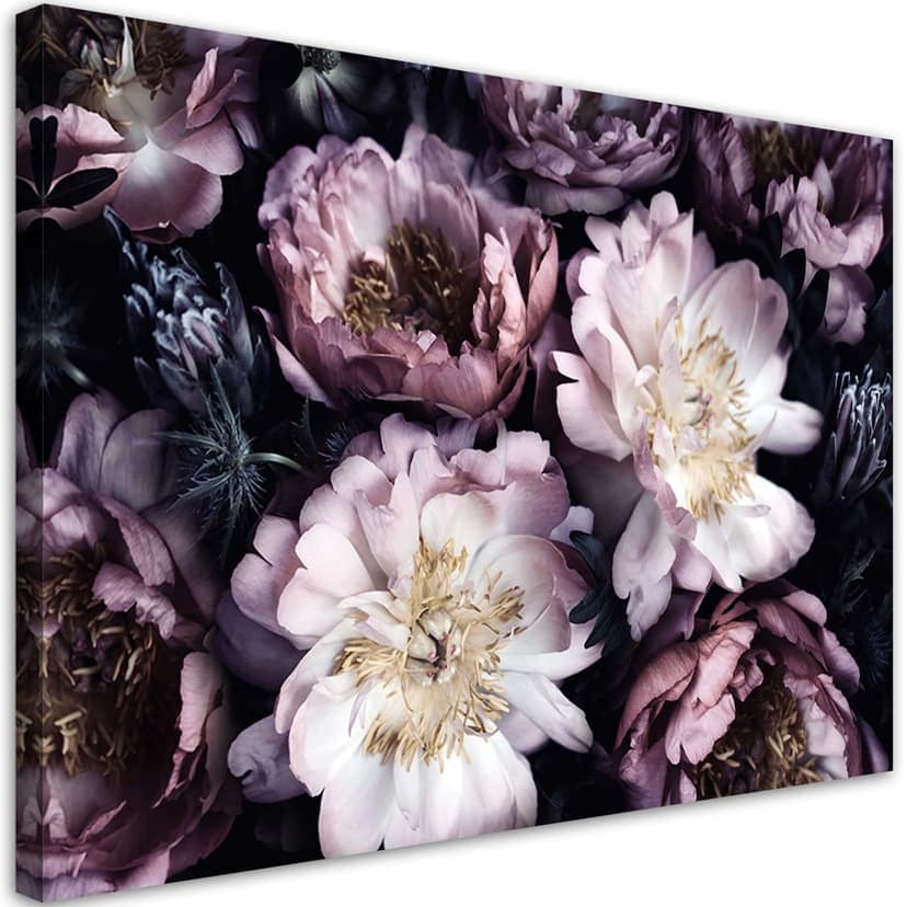 Stampe su tela, Bouquet di fiori vintage Retro
