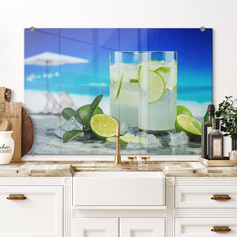 Pannello paraschizzi - Tropical Lime