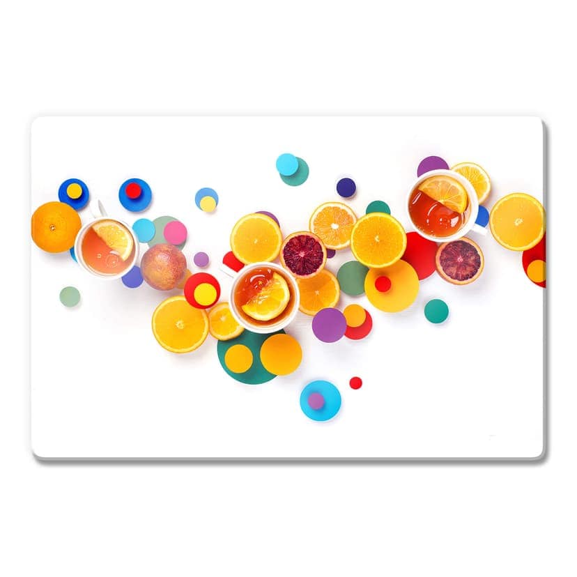 Glasbild Belenko - Suprematic Teatime