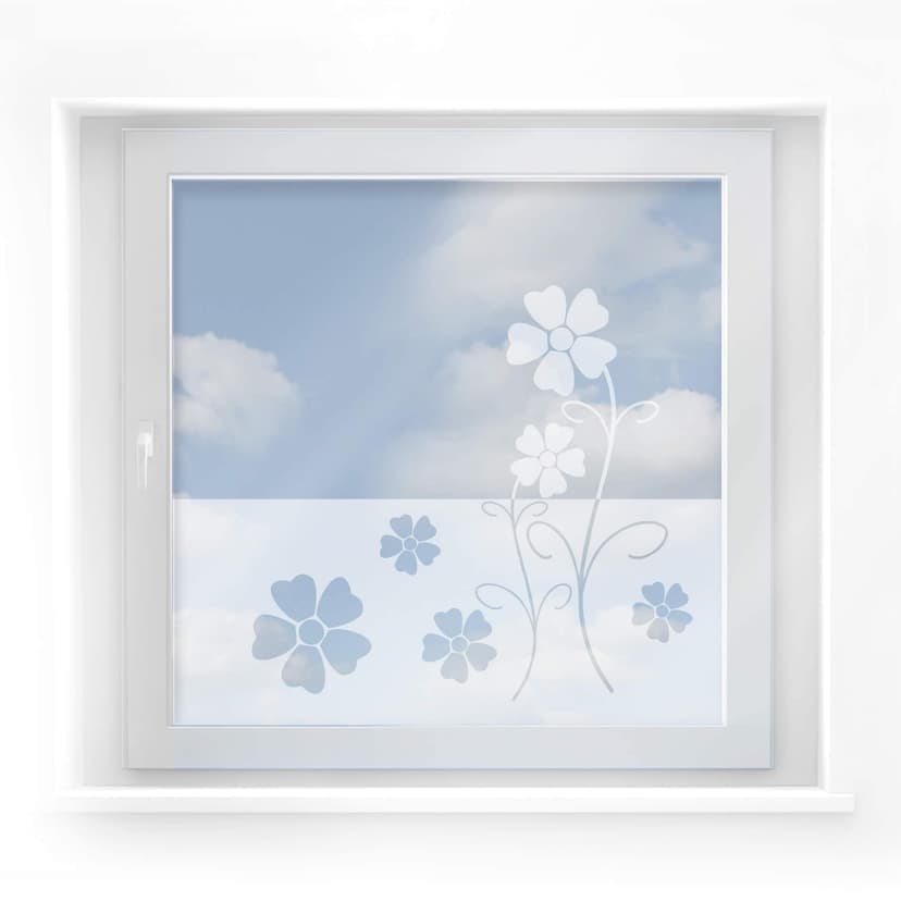 Decoro per finestra - Motivo floreale