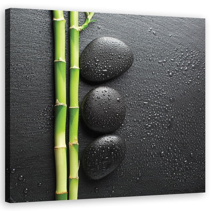 Stampe su tela, Pietre di bambù Zen Wellness