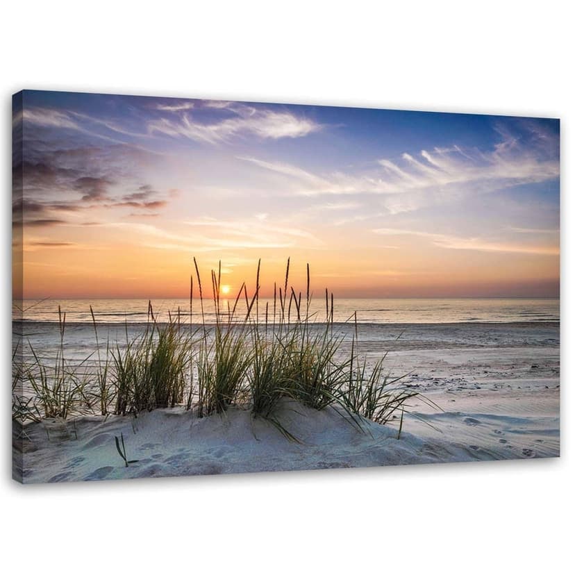 Stampe su tela, Tramonto sulla spiaggia