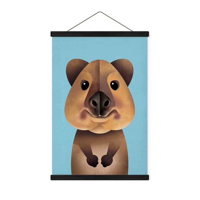 Poster tessile Braun - Quokka