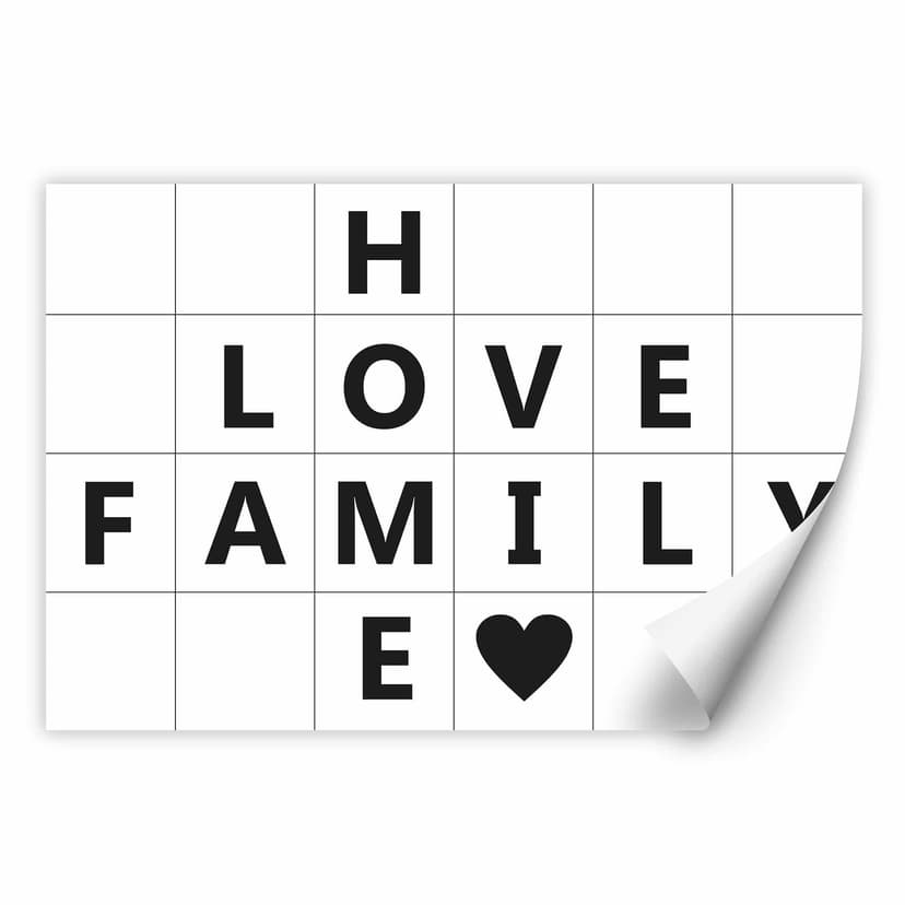 Wallprint - Home Love Family