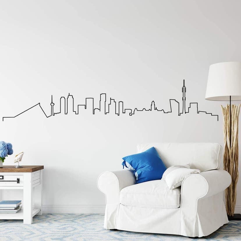 Adesivo murale - Rotterdam Skyline