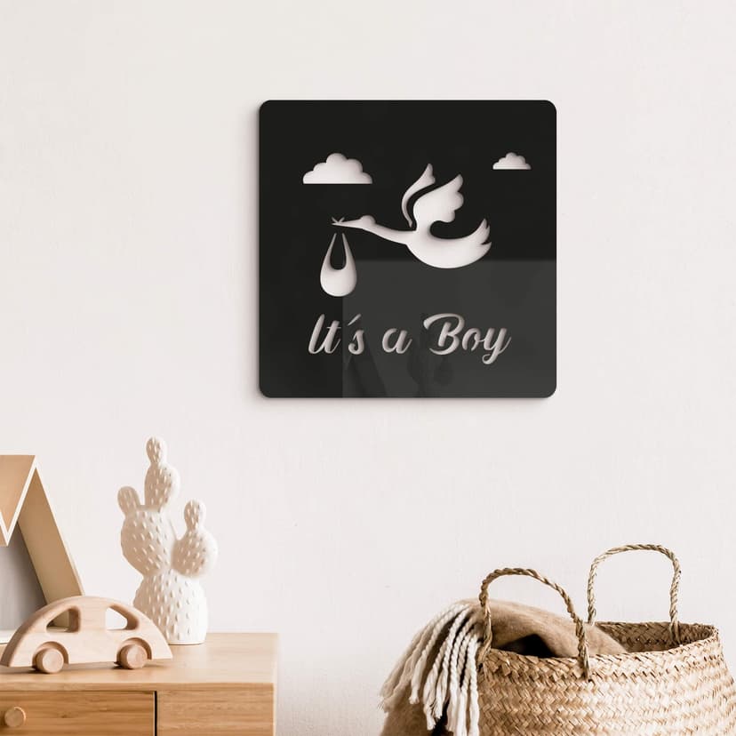 Decoro in acrilico Baby - It's a Boy