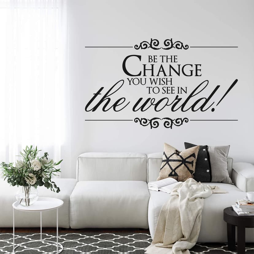 Adesivo murale - Be the Change